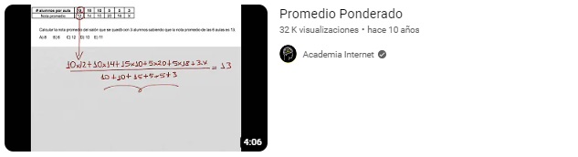 PROMEDIO PONDERADO 2